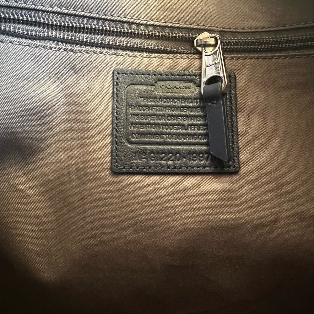 Coach Navy and Pink Women's Bag - Picture 9 of 10